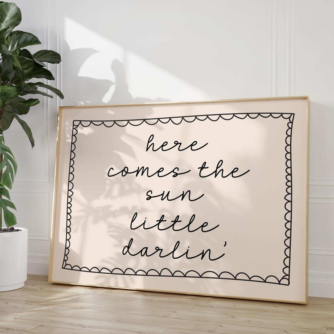 Here Comes The Sun Little Darlin, Boho Kids Decor