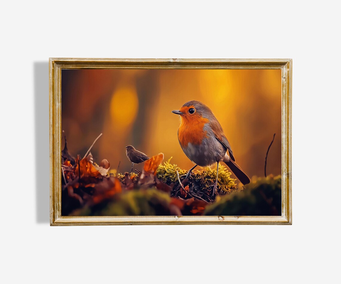 Nature Inspired Oil Painting Art Print, Home Decor
