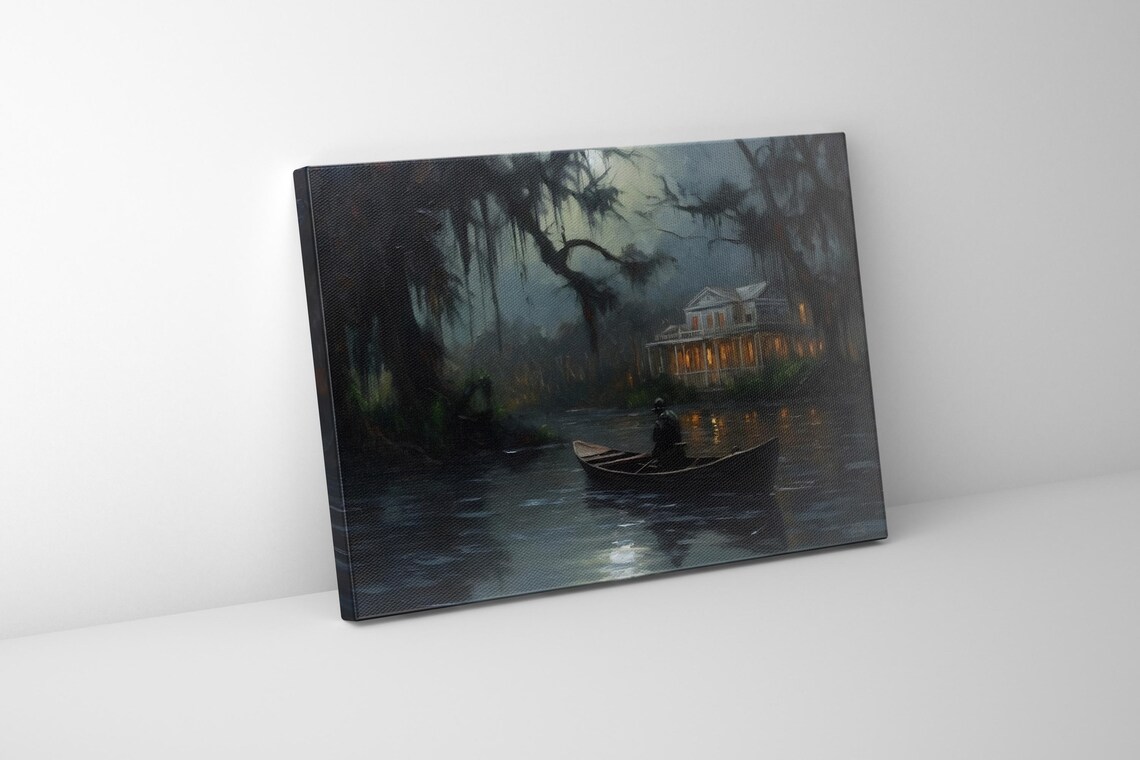 Haunted Swamps of Louisiana Scenic Art Print - Image 3