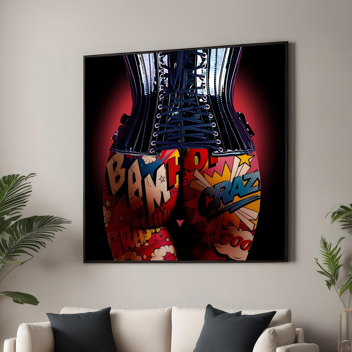 Bold Comic Book Fashion Pop Art, Fashion Lovers
