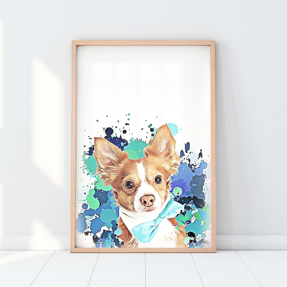 Custom Pet Portrait From Photo, Dog and Cat Print - Image 4