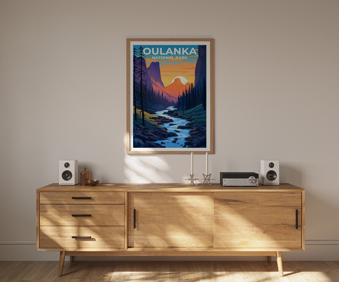Oulanka Travel Poster, Finland Nature Landscape - Image 2