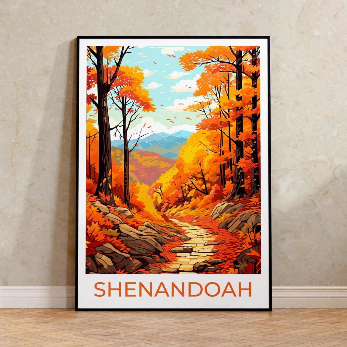 Shenandoah National Park Travel Poster, Wall Decor