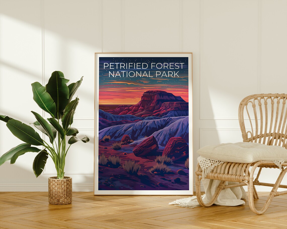 Petrified Forest National Park Arizona Travel Poster - Image 2