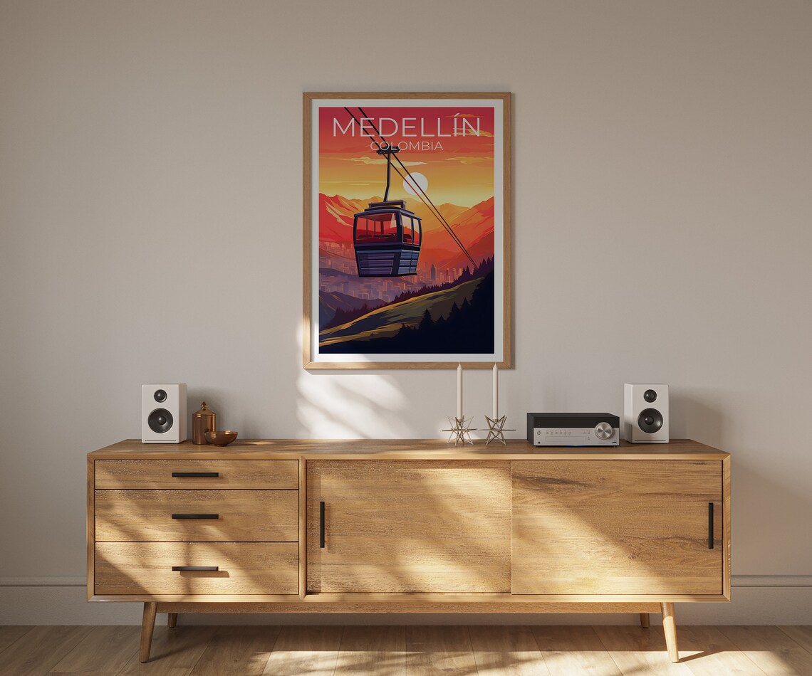 Medellin Travel Poster, Colombia City Art Print - Image 2