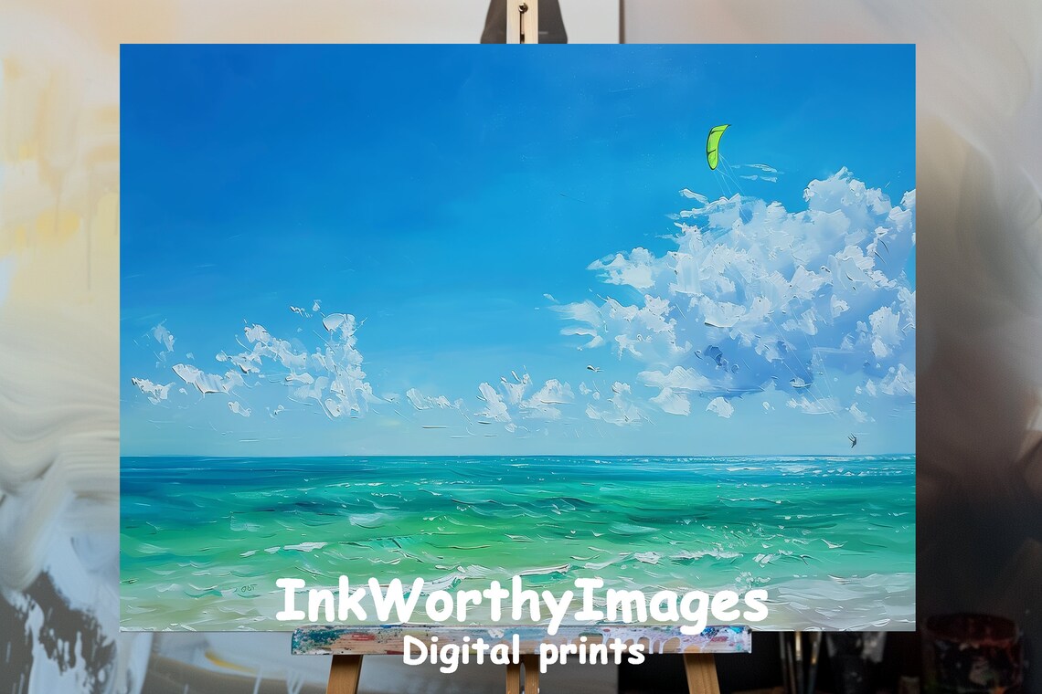 Tropical Beach Bliss Ocean Seascape Wall Art