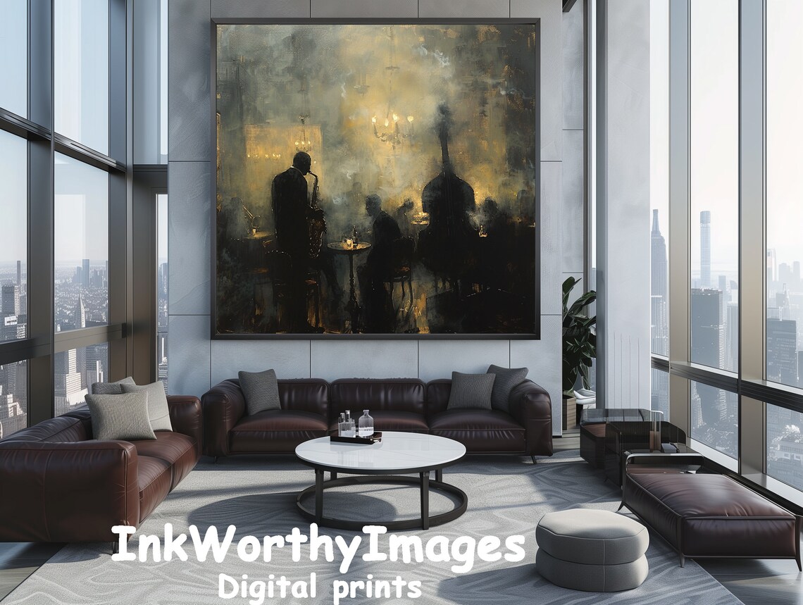 Intimate Jazz Club Scene, Moody Saxophone Player - Image 5