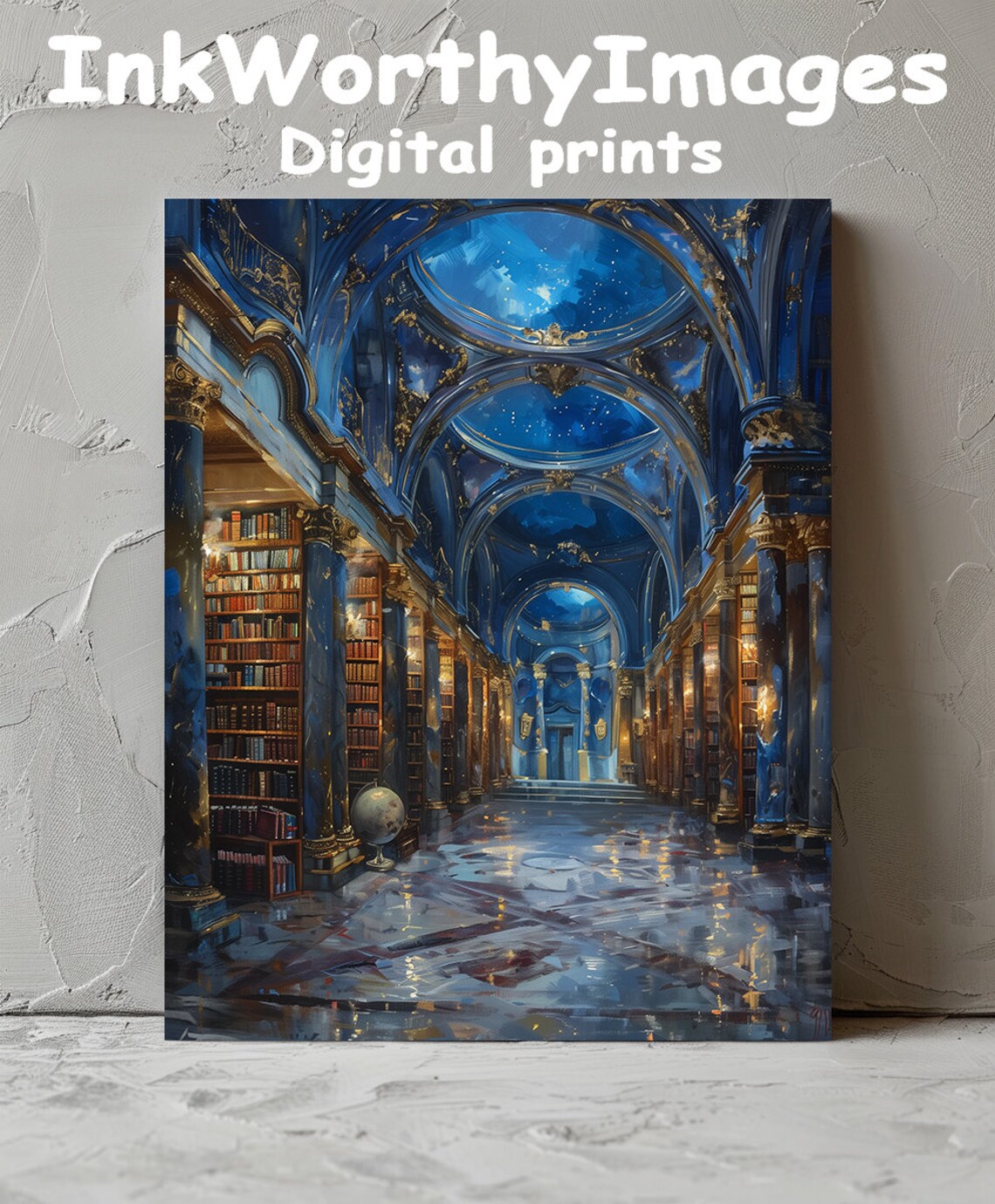 Enchanted Magical Library, Starry Sky Halloween Decor