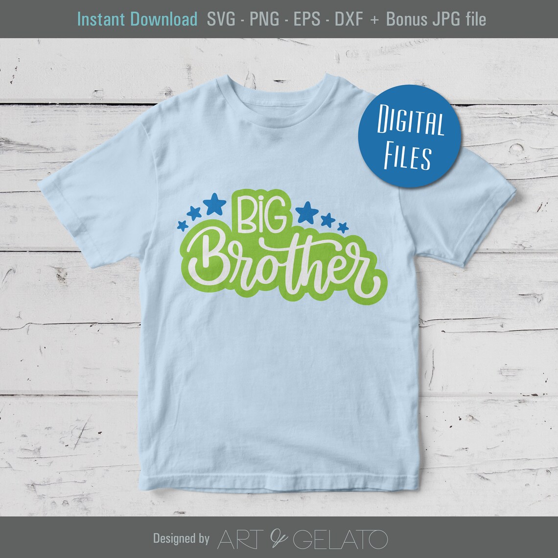 Big Brother, Little Brother Sibling Art Print Bundle - Image 3