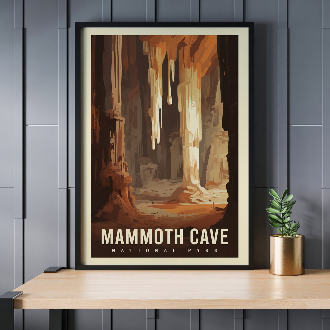 Mammoth Cave National Park Kentucky Travel Poster - Image 3