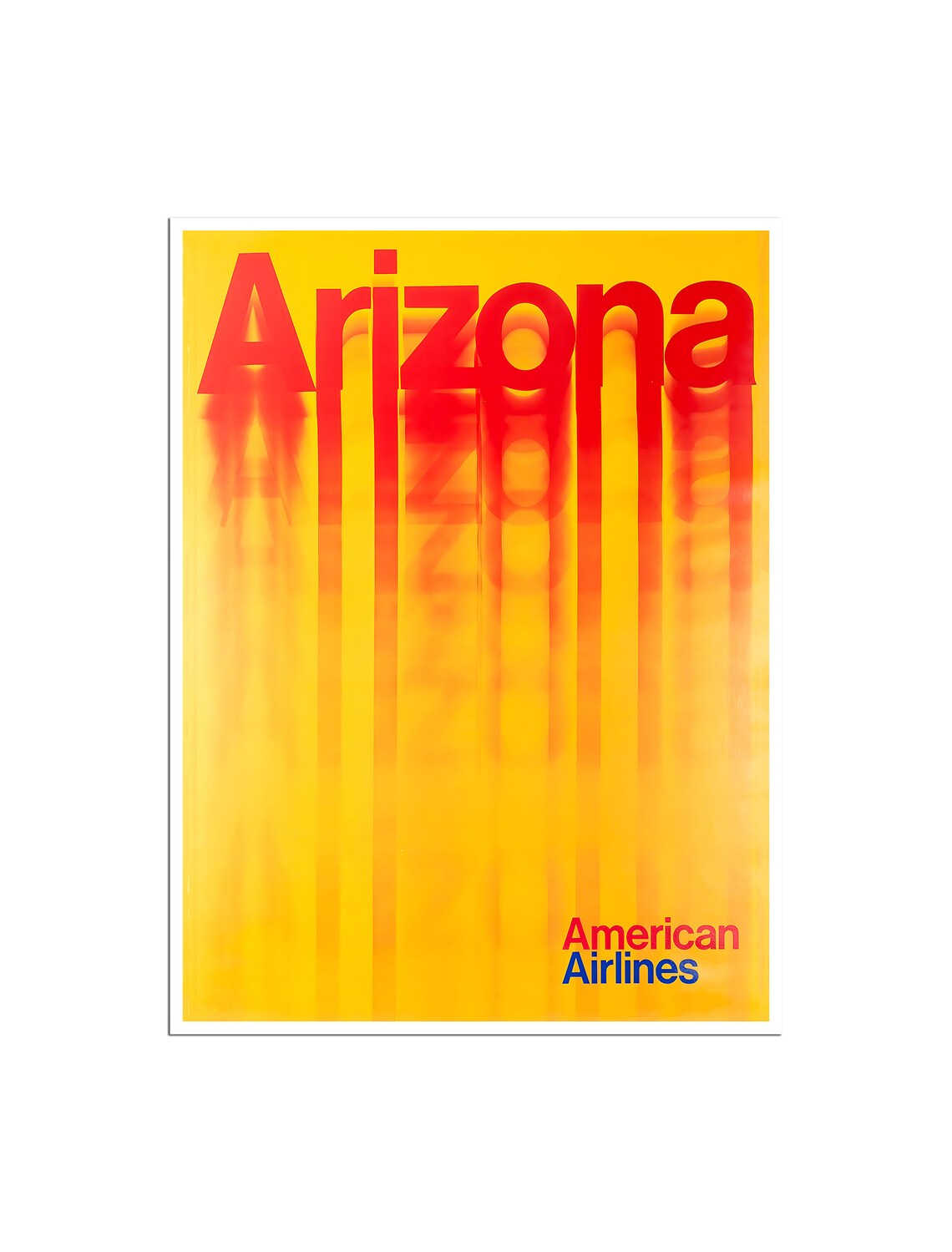 Arizona Vintage Travel Poster, Tourism Art Print