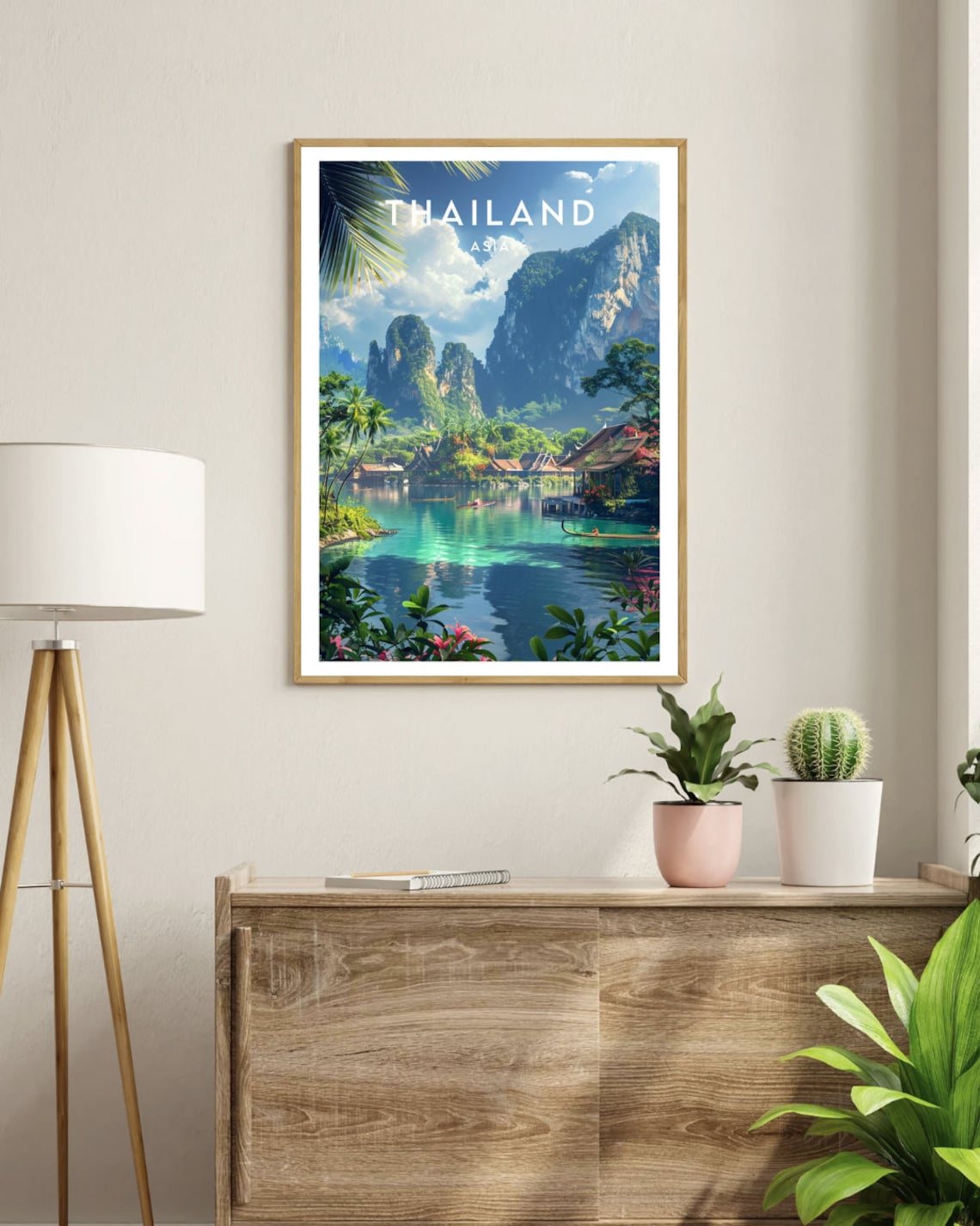 Thailand Travel Poster, Southeast Asia Wall Decor - Image 3