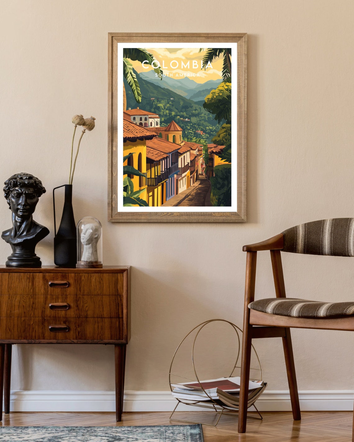 Colombia Travel Print South America Colombia Poster South America Poster Travel Wall Art Colombia Print South America Colombia - Image 2