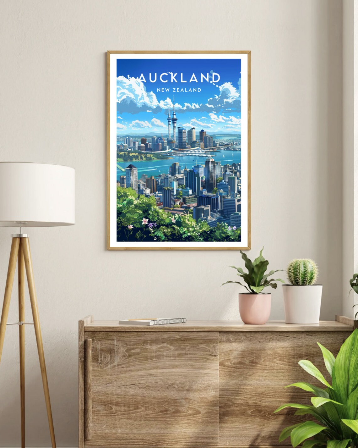 Auckland New Zealand Travel Wall Art Print - Image 3