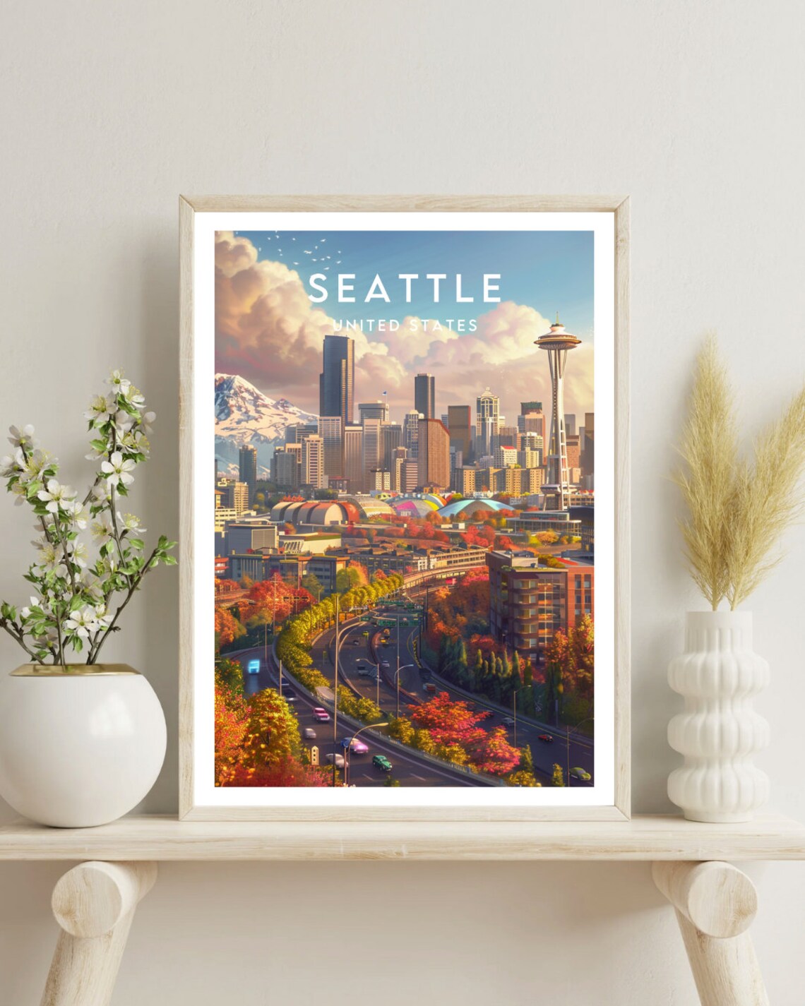 Seattle Travel Poster, Washington United States - Image 4