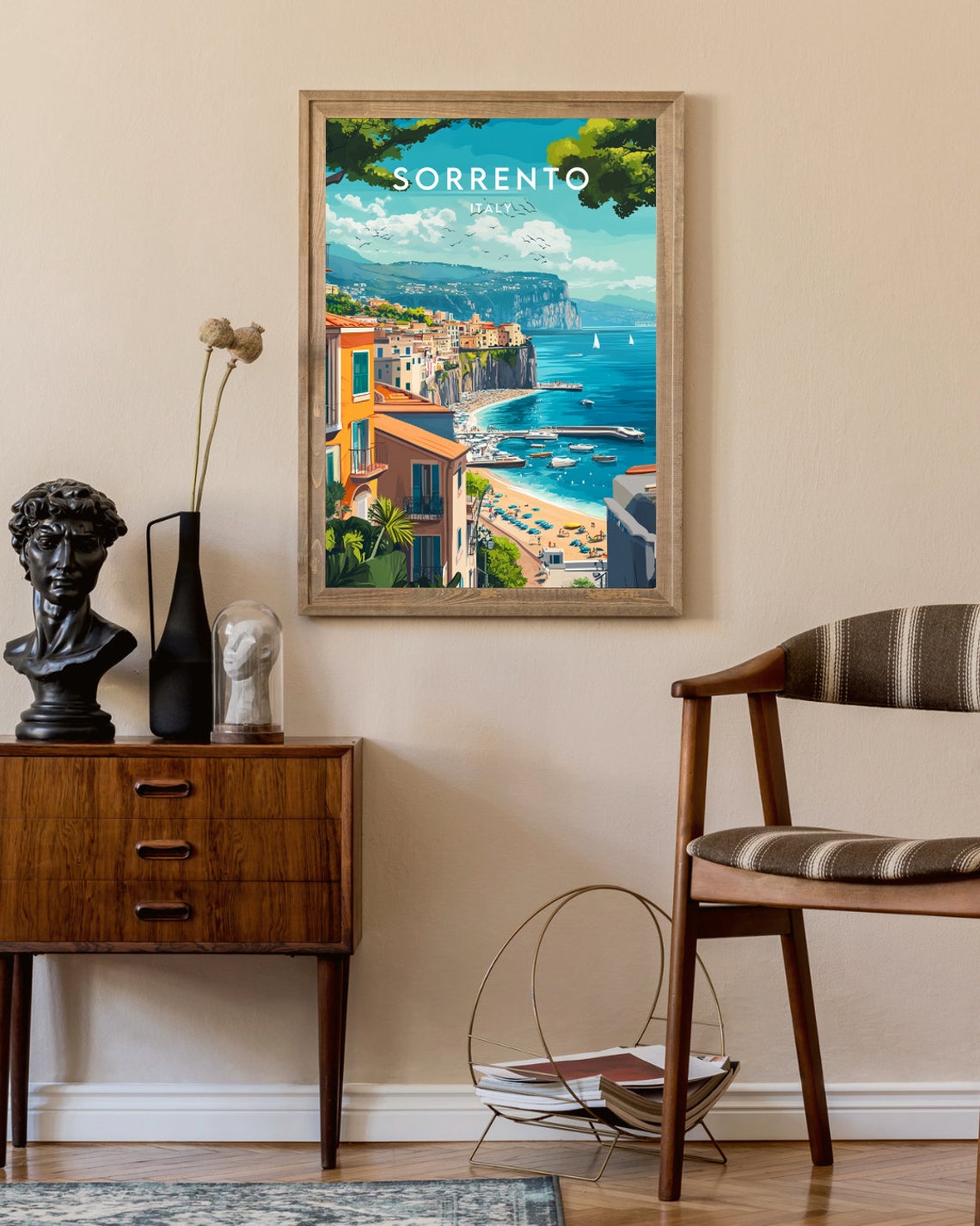 Sorrento Travel Print Italy Sorrento Poster Italy Poster Travel Wall Art Italy Print Poster Italy Europe Sorrento Print Italian - Image 2
