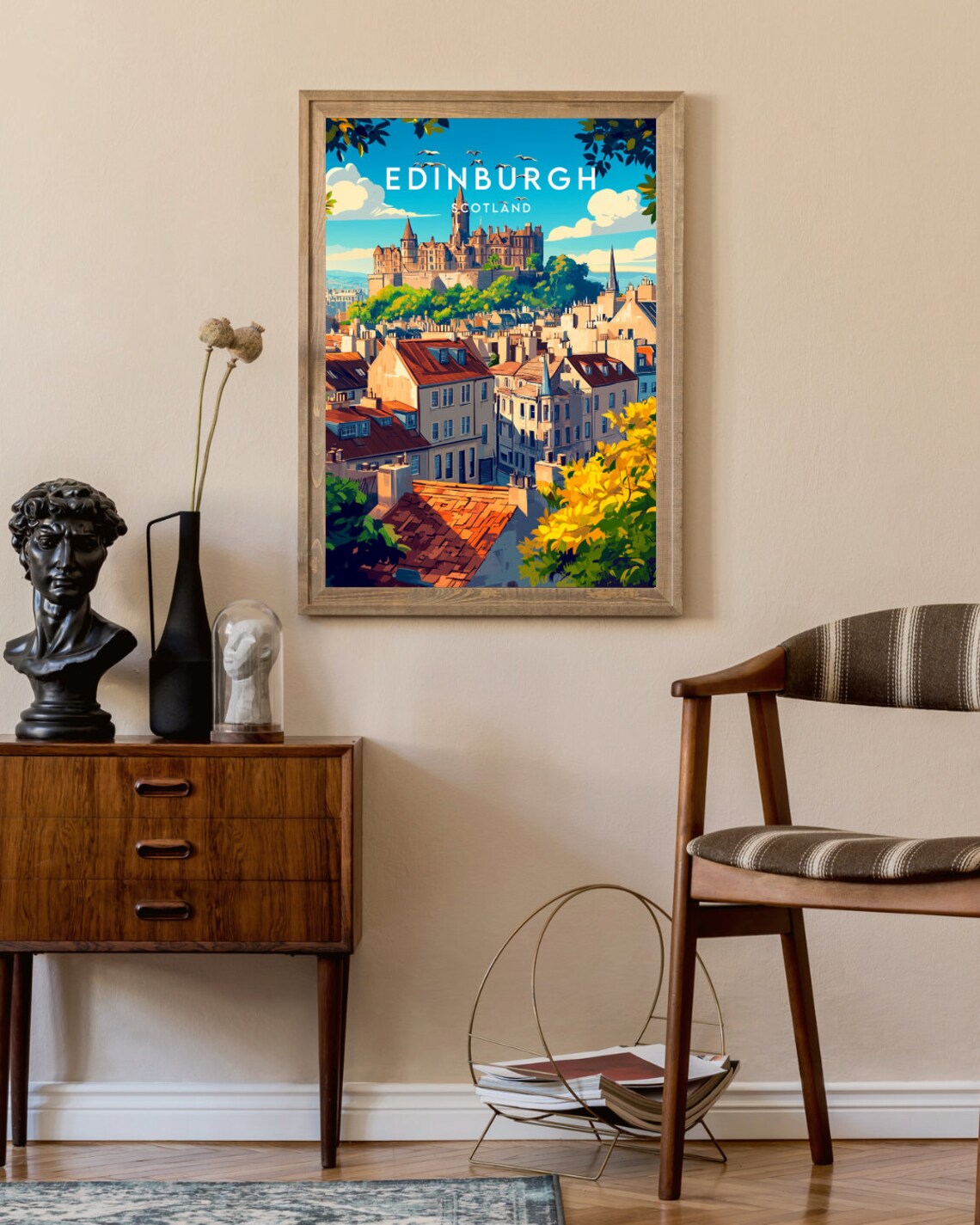 Edinburgh Travel Poster, Scotland Travel Wall Art - Image 2