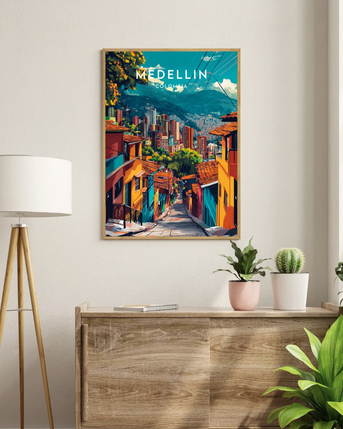 Medellin Travel Poster, Colombia South America - Image 3