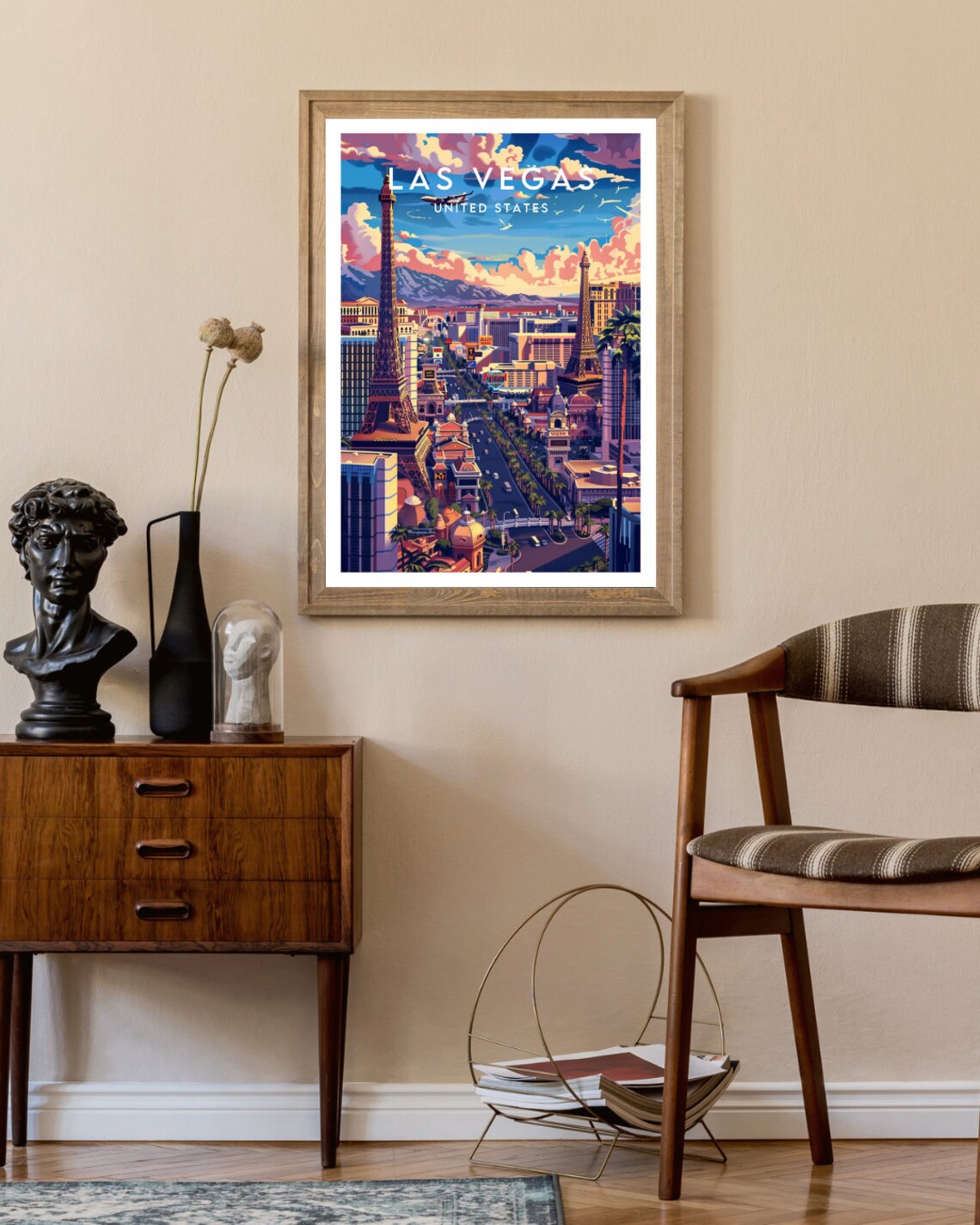 Las Vegas Travel Poster, United States City Print - Image 2
