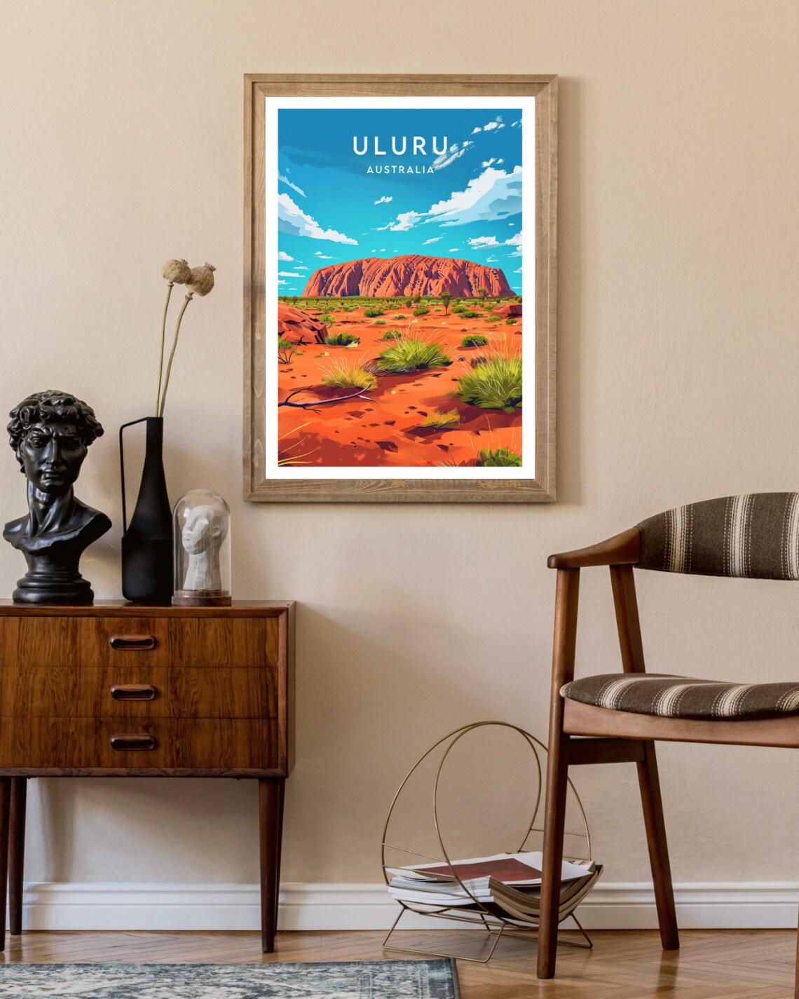 Uluru Australia Red Rock Monolith Desert Outback Travel Poster - Image 2