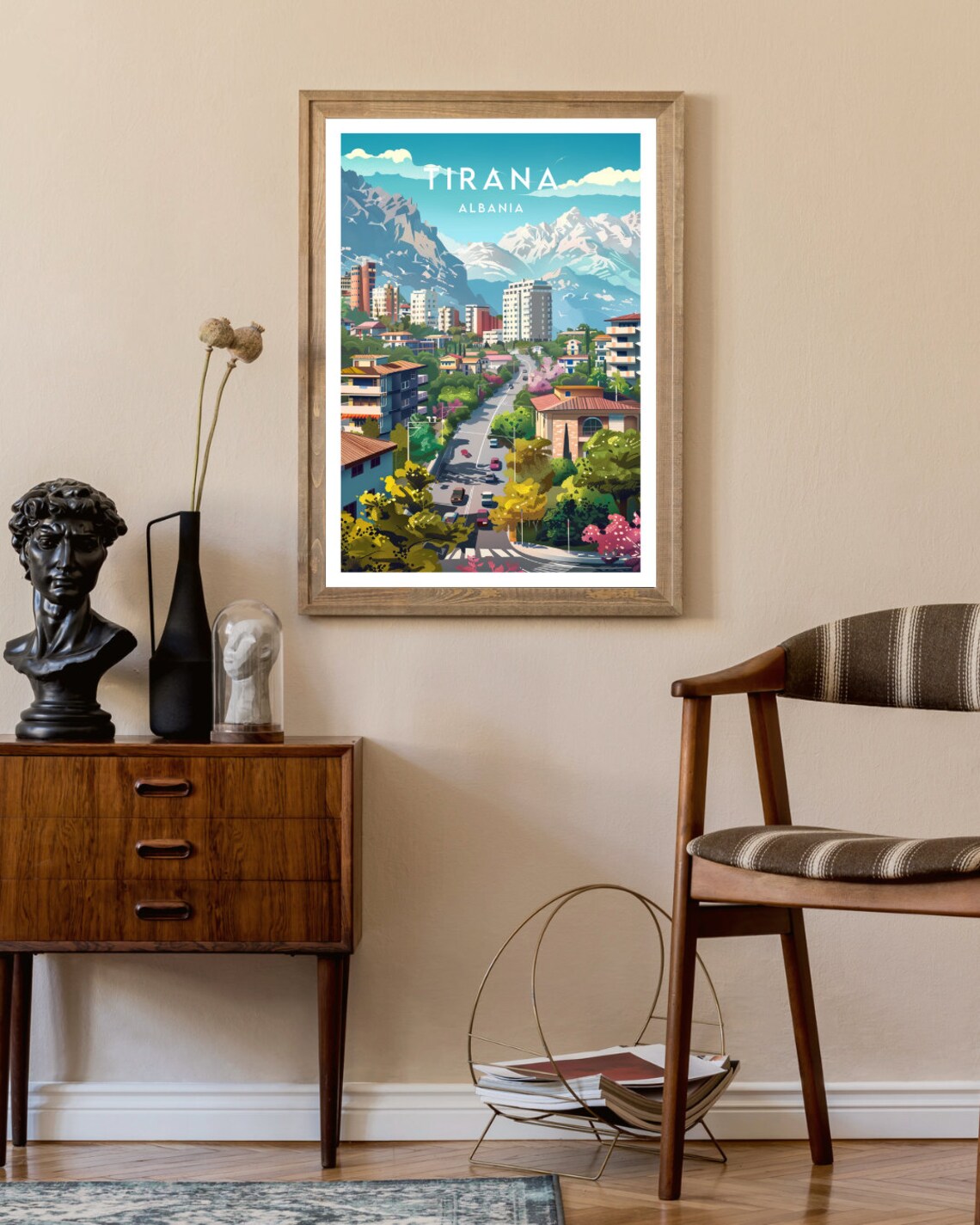 Tirana Travel Poster, Albania Europe Wall Art - Image 2