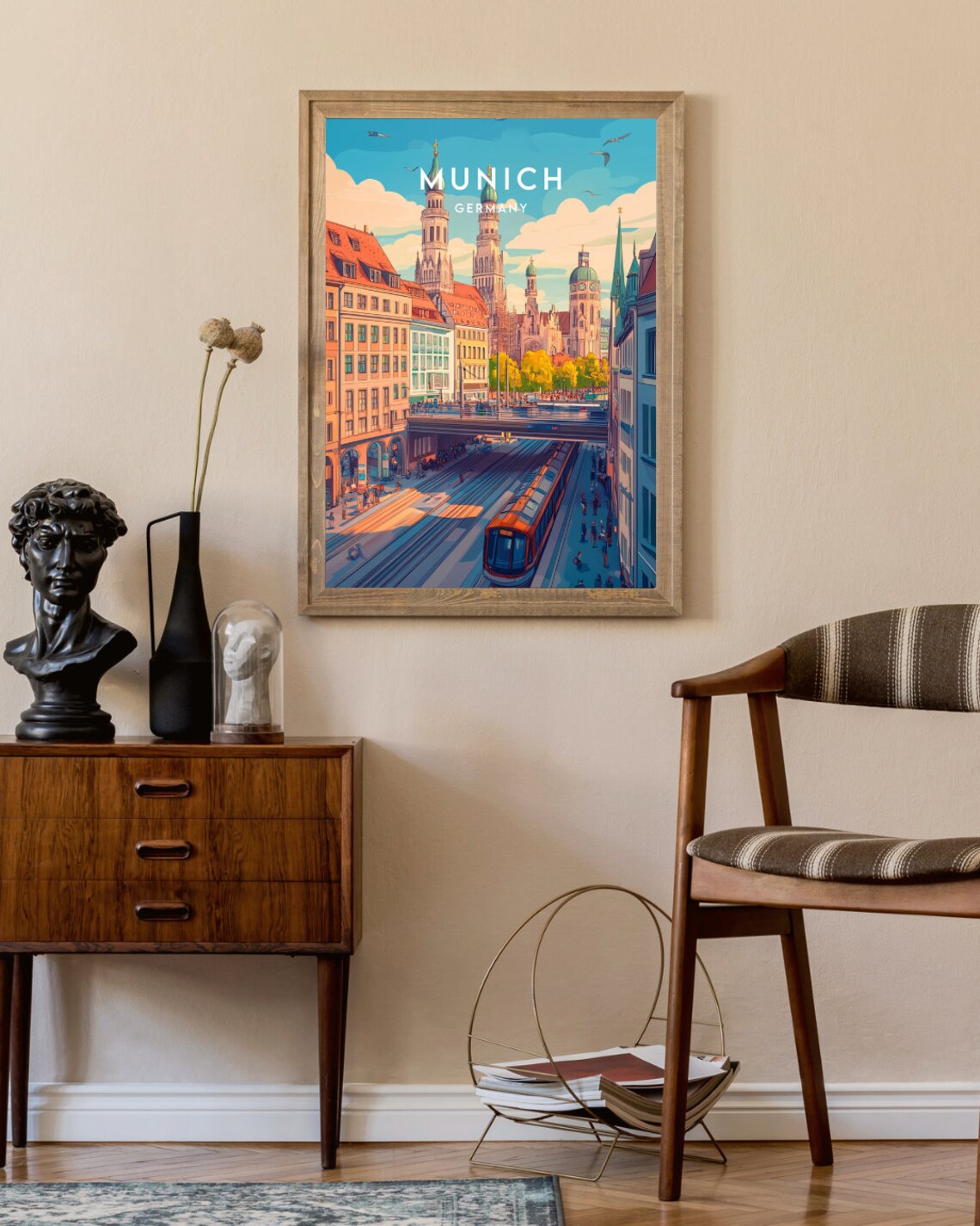 Munich Travel Poster, Germany Europe Wall Art - Image 2