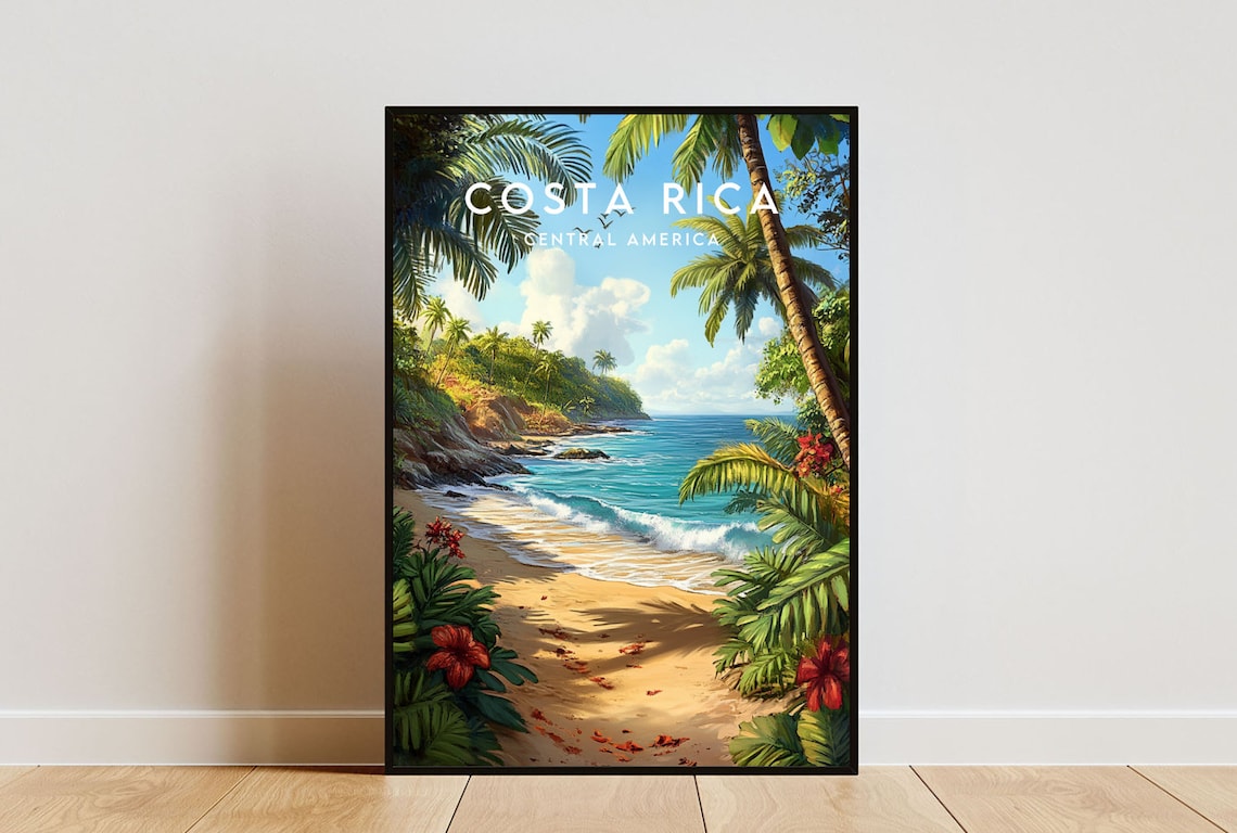 Costa Rica Travel Wall Art Print