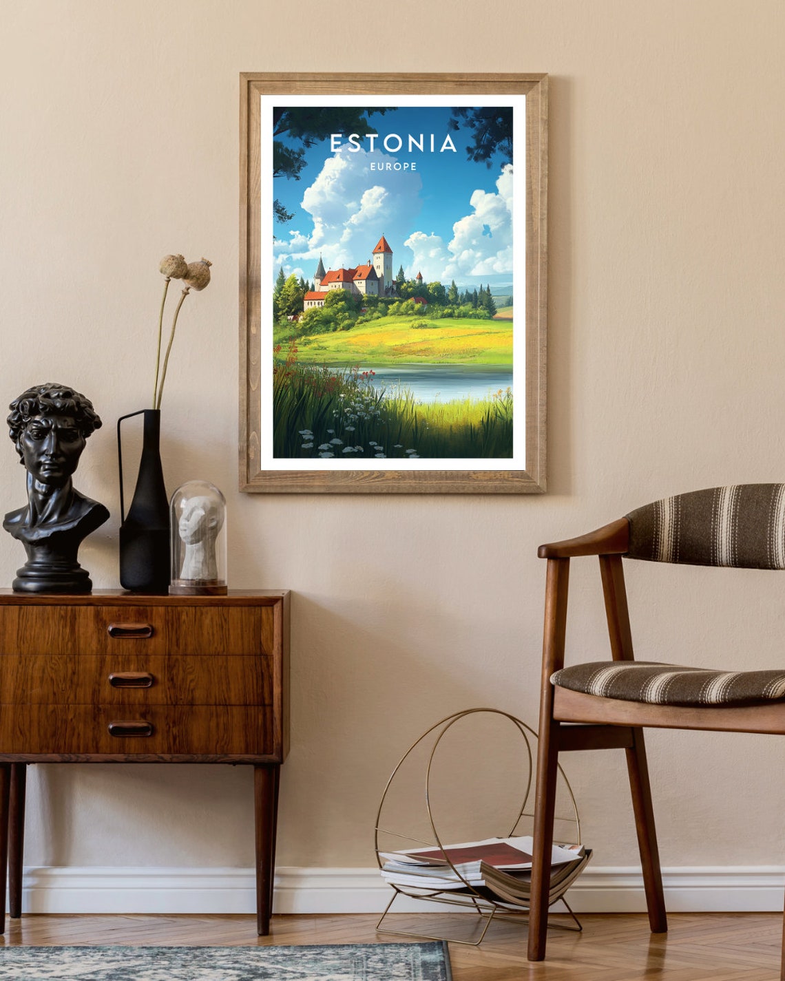 Estonia Travel Print Europe Europe Poster Estonia Poster Travel Wall Art Estonia Print Estonia Europe Tallinn Wall Art Tallinn Art - Image 2