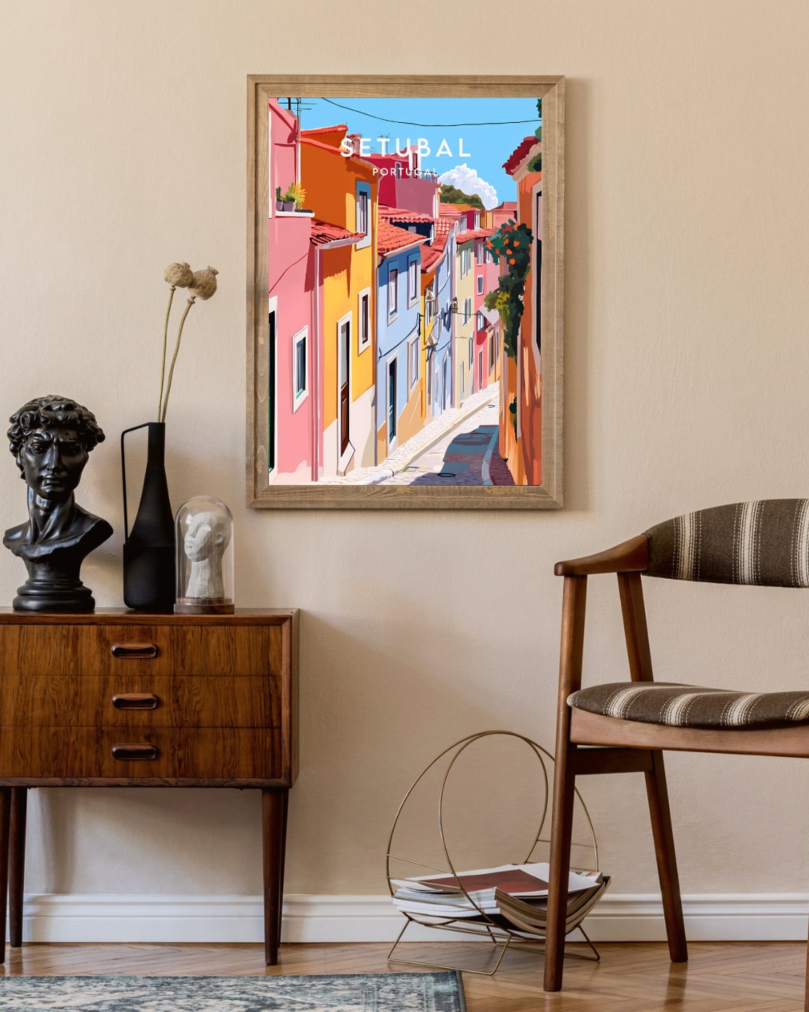Setubal Travel Print Portugal Setubal Poster Portugal Poster Travel Wall Art Portugal Print Portugal Wall Art Europe Setubal Print - Image 2