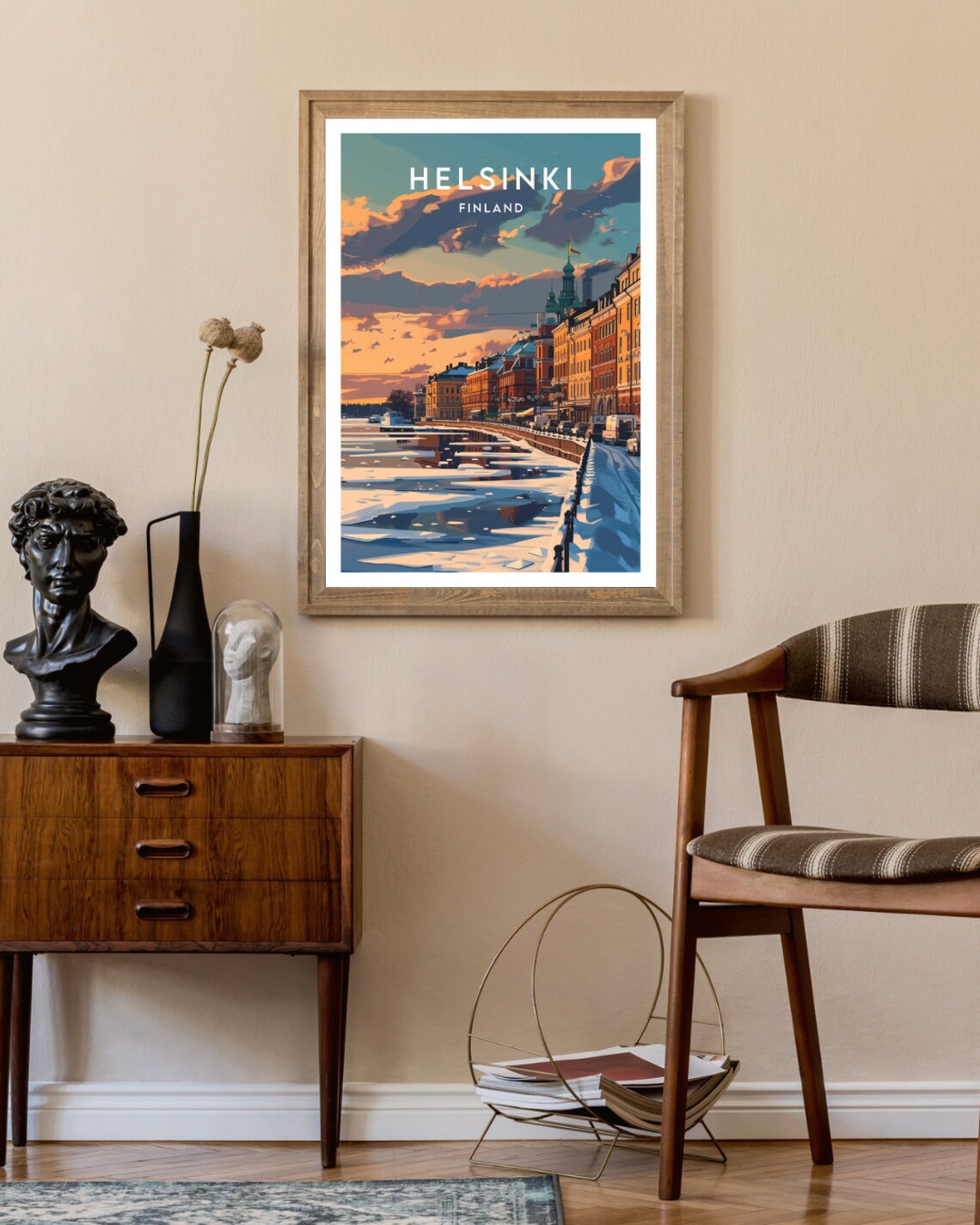 Helsinki Travel Poster, Finland Europe Wall Art - Image 2