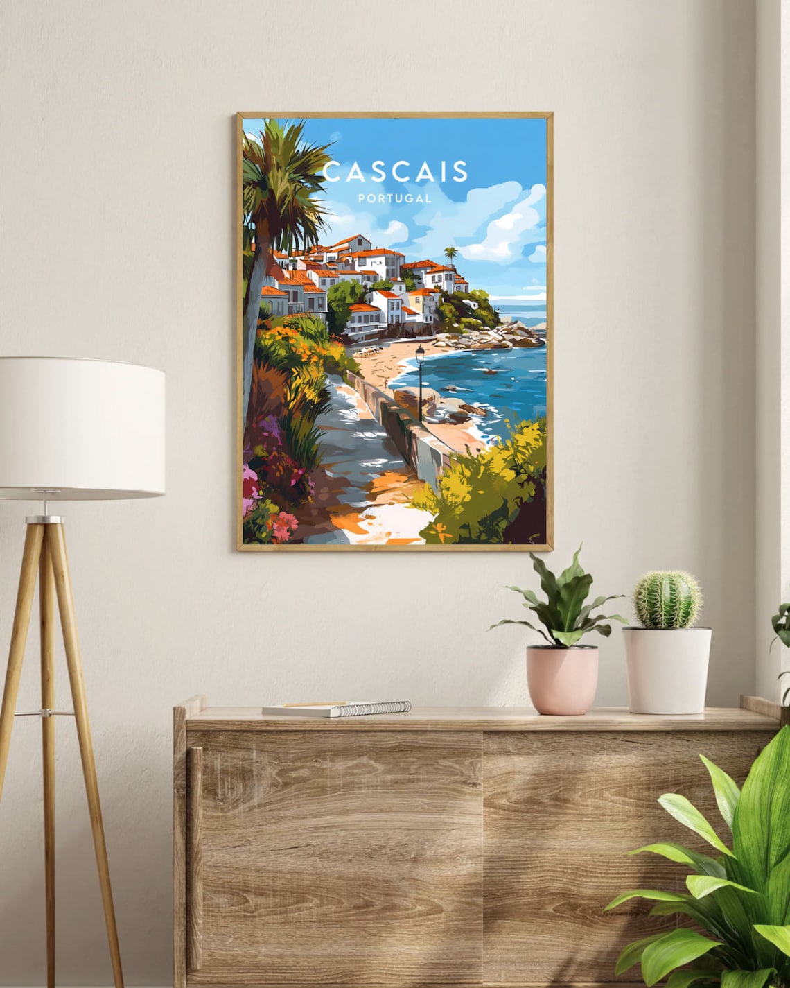 Cascais Portugal Travel Poster - Image 3