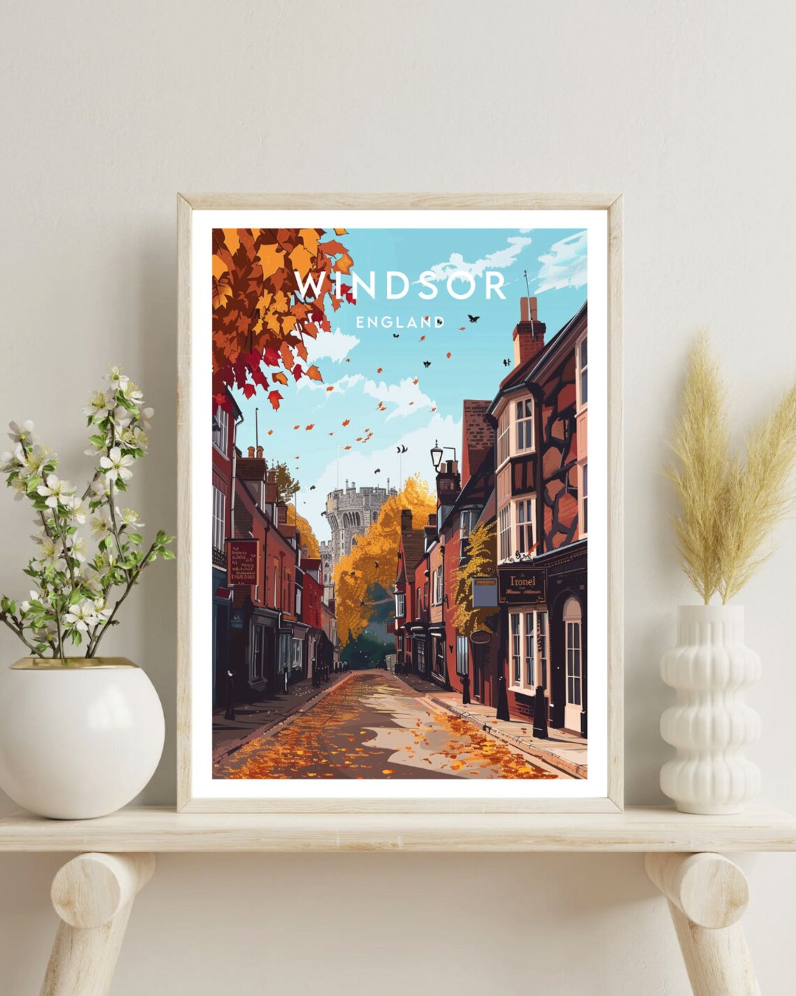 Windsor Travel Poster, England Castle Print - Image 4