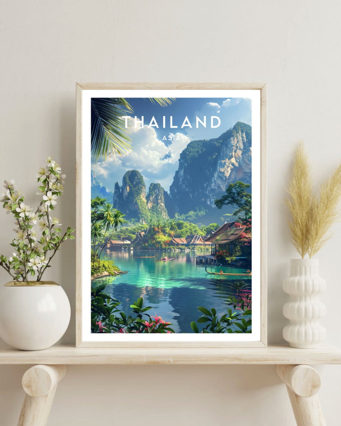 Thailand Travel Poster, Southeast Asia Wall Decor - Image 4