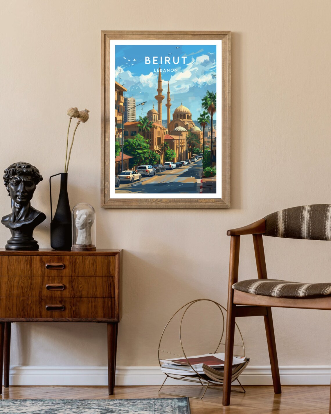 Beirut Travel Poster, Lebanon Travel Art Print - Image 2