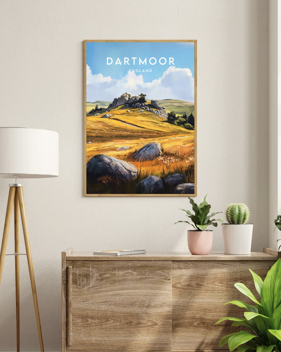 Dartmoor Travel Print England Dartmoor Poster England Poster Travel Wall Art England Print Poster England Europe Dartmoor Uk - Image 3