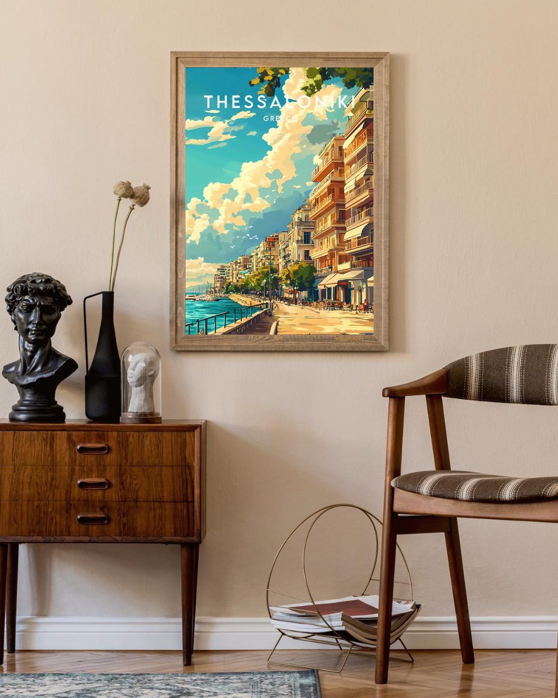 Thessaloniki Travel Print Greece Thessaloniki Poster Greece Poster Travel Wall Art Greece Print Greece Europe Thessaloniki Print - Image 2
