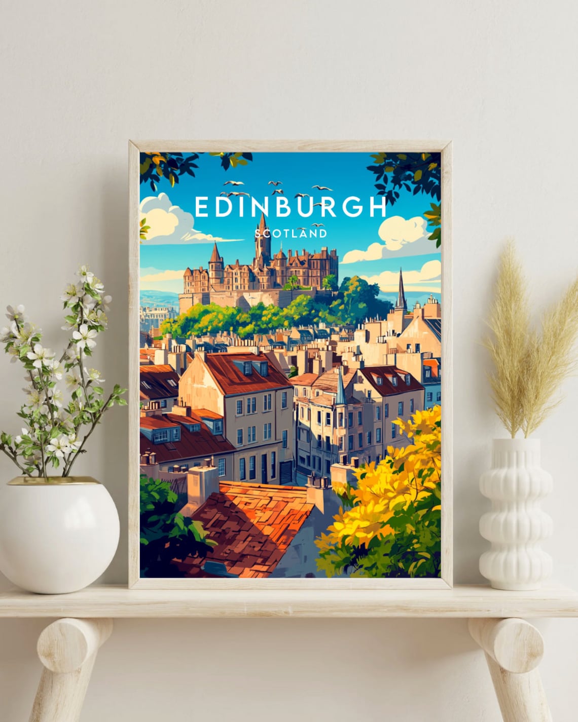 Edinburgh Travel Poster, Scotland Travel Wall Art - Image 4