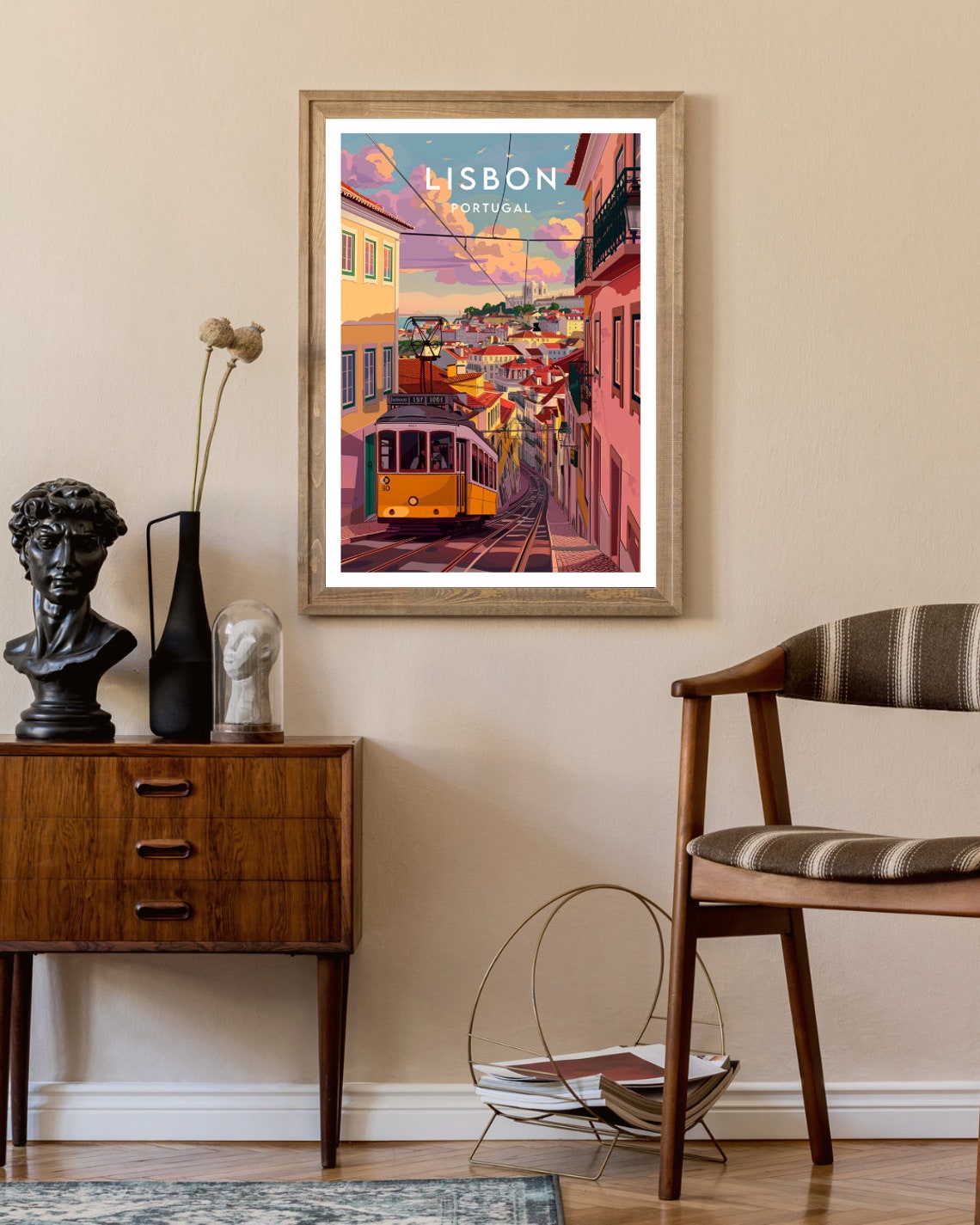 Lisbon Travel Print Portugal Lisbon Poster Portugal Poster Travel Wall Art Portugal Print Poster Portugal Europe Lisbon Portuguese - Image 2