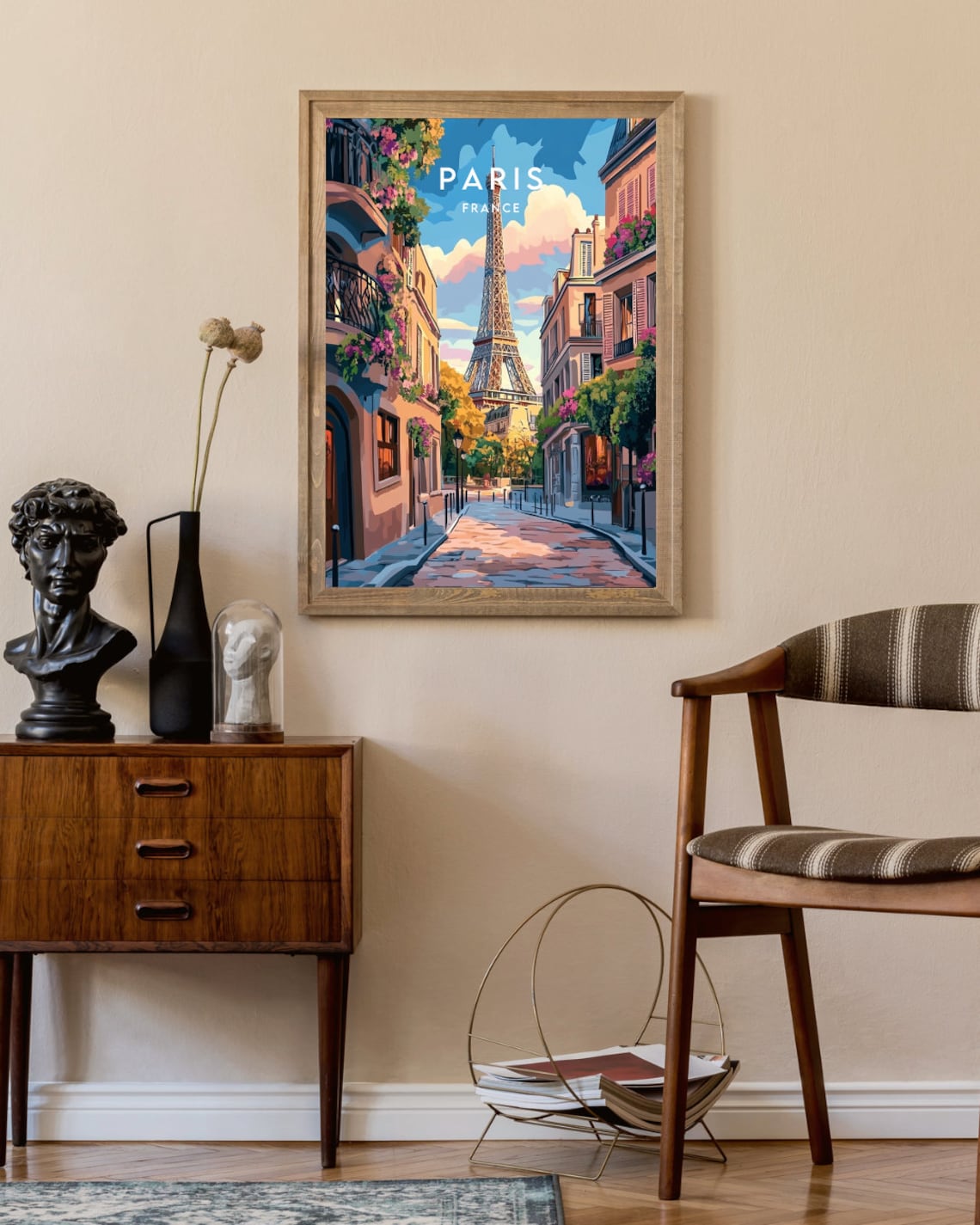 Paris Travel Poster, France Europe Wall Art - Image 2
