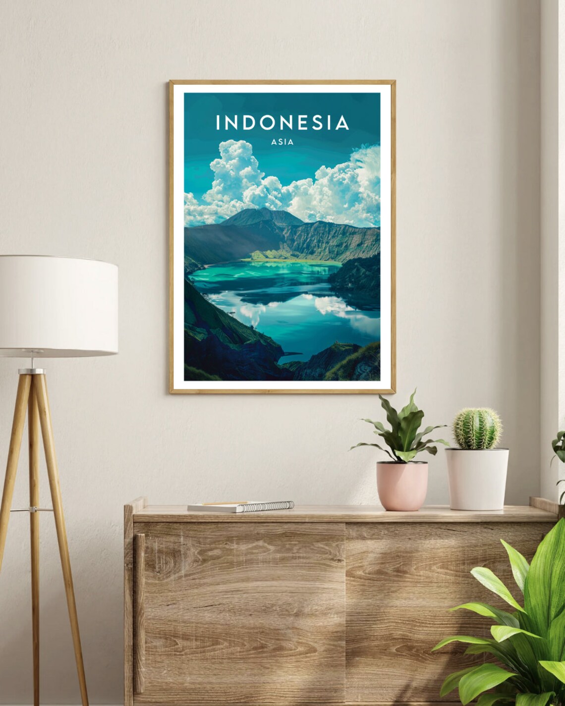 Indonesia Travel Print Indonesia Poster Travel Wall Art Indonesia Print Travel Poster Backpacking Poster Se Asia Wall Decor Bali Art - Image 3