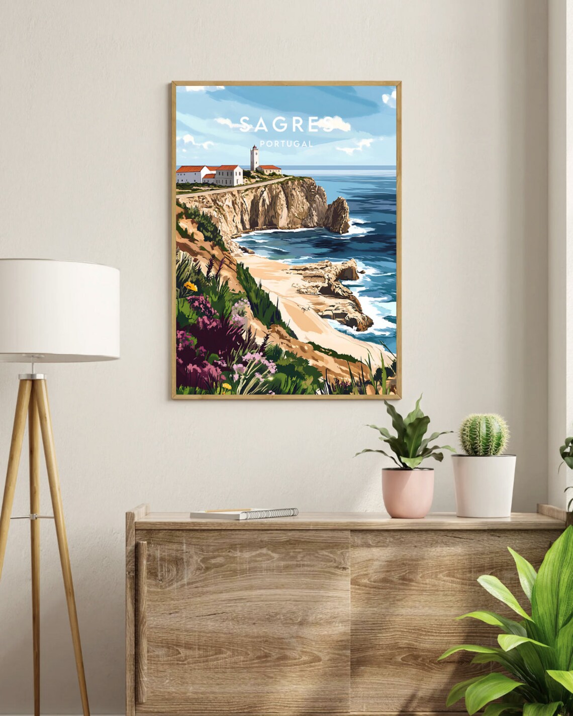 Sagres Travel Poster, Portugal Europe Wall Art - Image 3