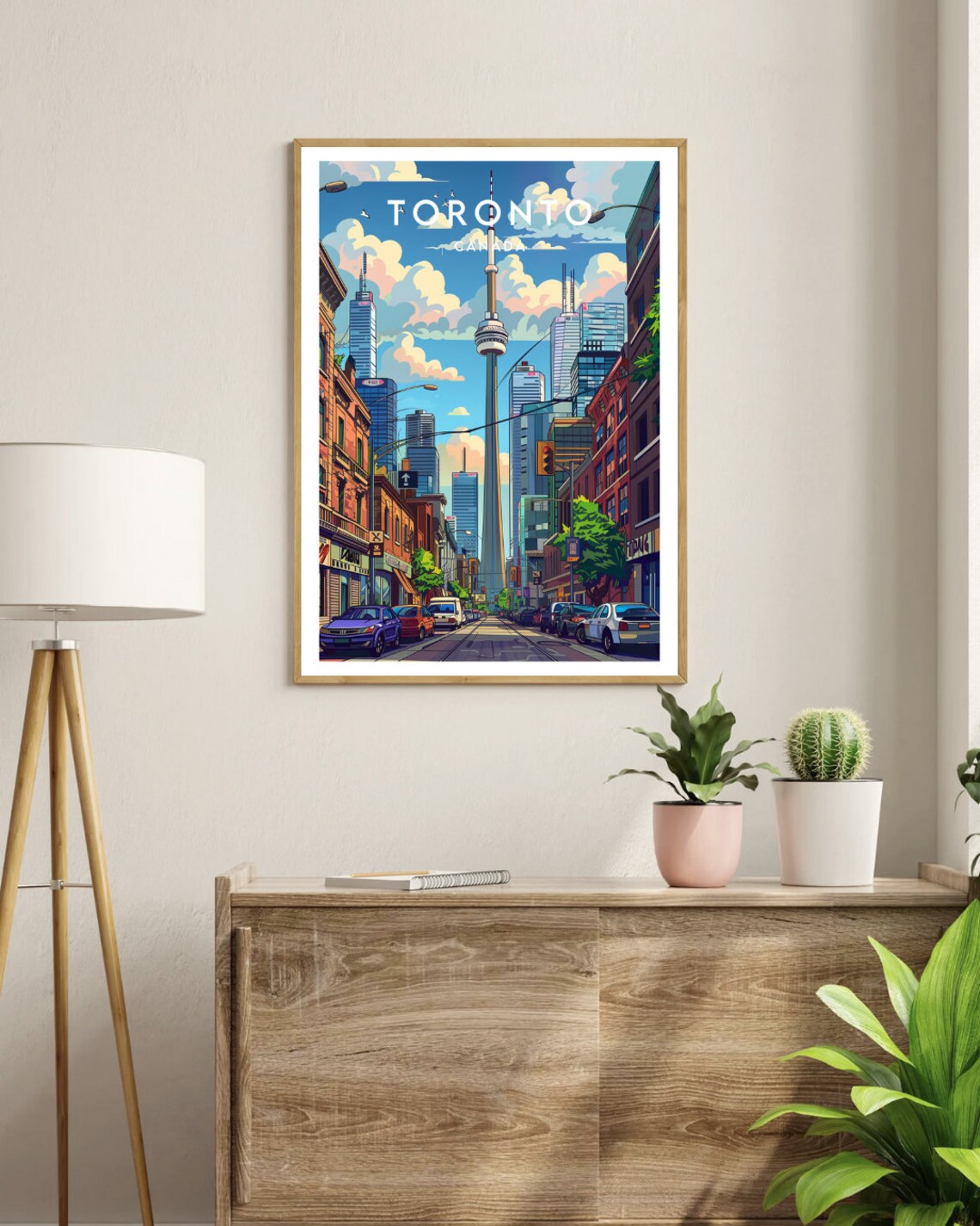 Toronto Travel Poster, Canada Place Wall Art Print - Image 3