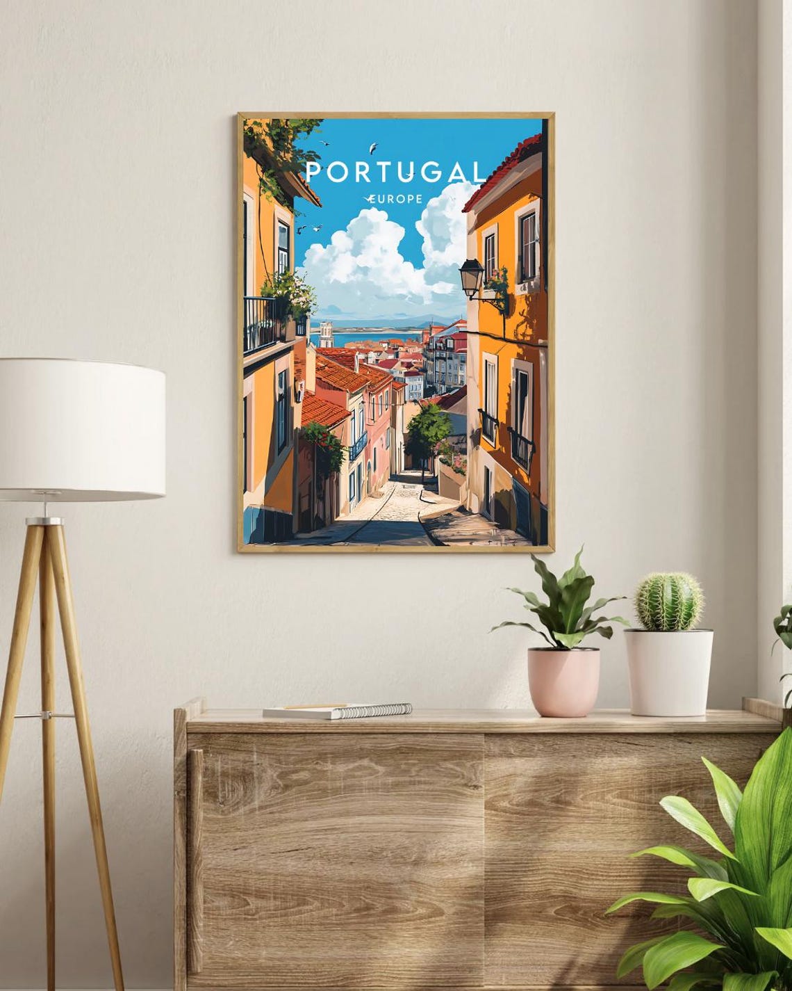 Portugal Travel Print Europe Europe Poster Portugal Poster Travel Wall Art Portugal Print Portugal Europe Lisbon Poster Porto Art - Image 3