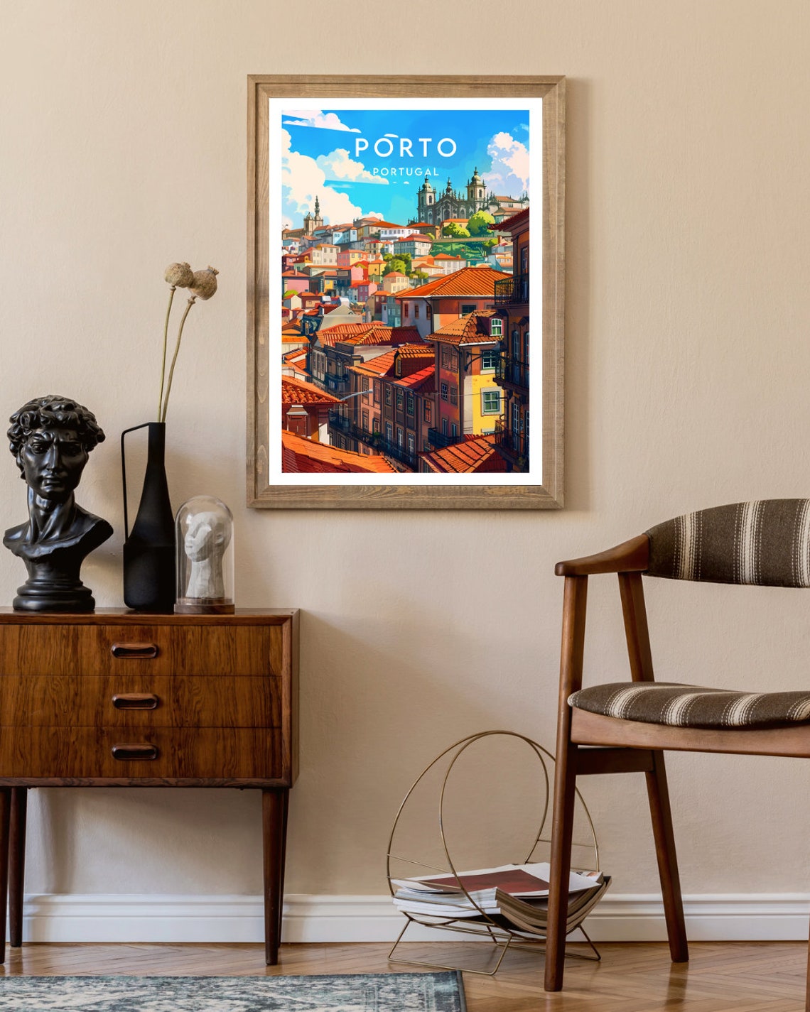 Porto Travel Print Portugal Porto Poster Portugal Poster Travel Wall Art Portugal Print Poster Portugal Europe Porto Portugese - Image 2