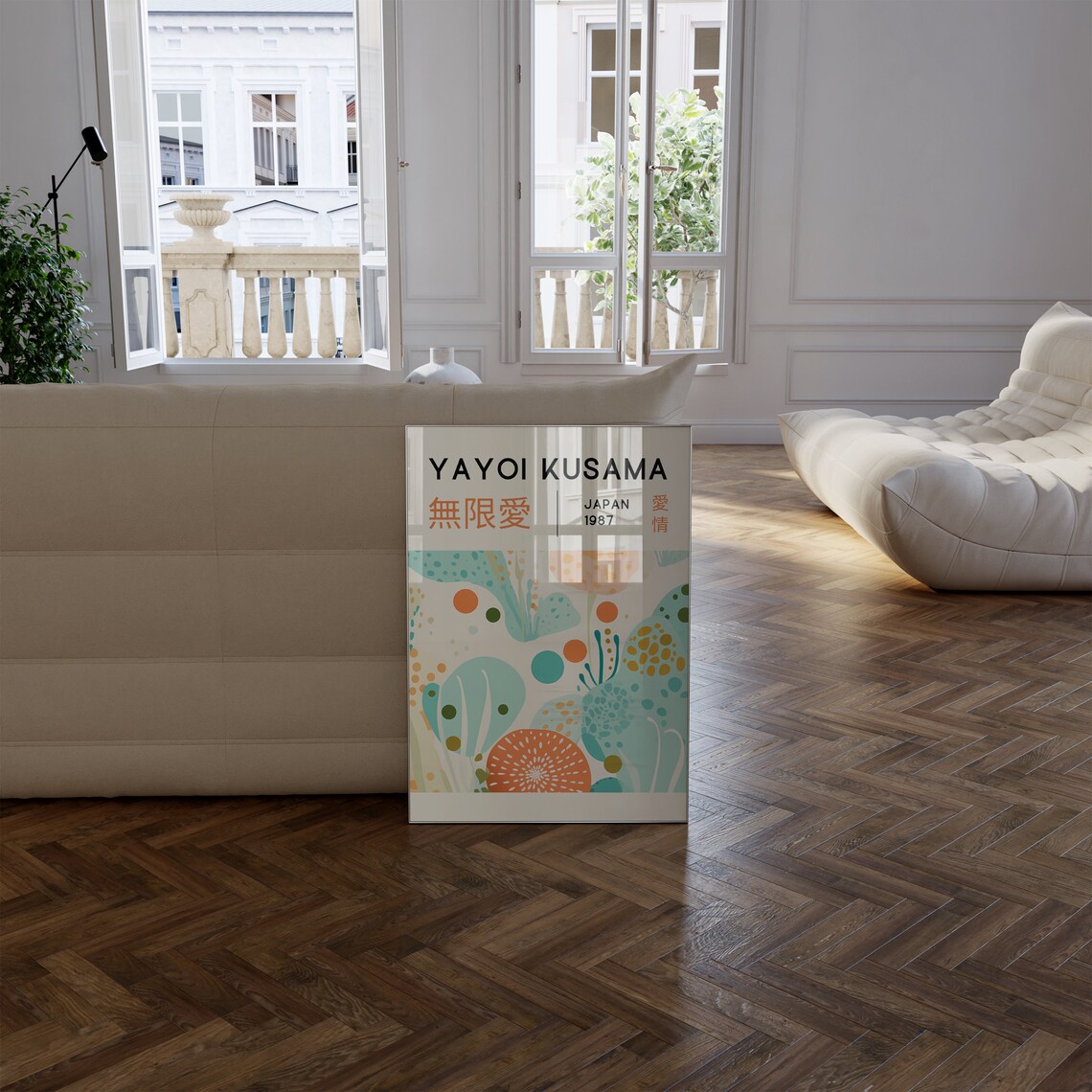 Yayoi Kusama Japanese Home Decor Poster