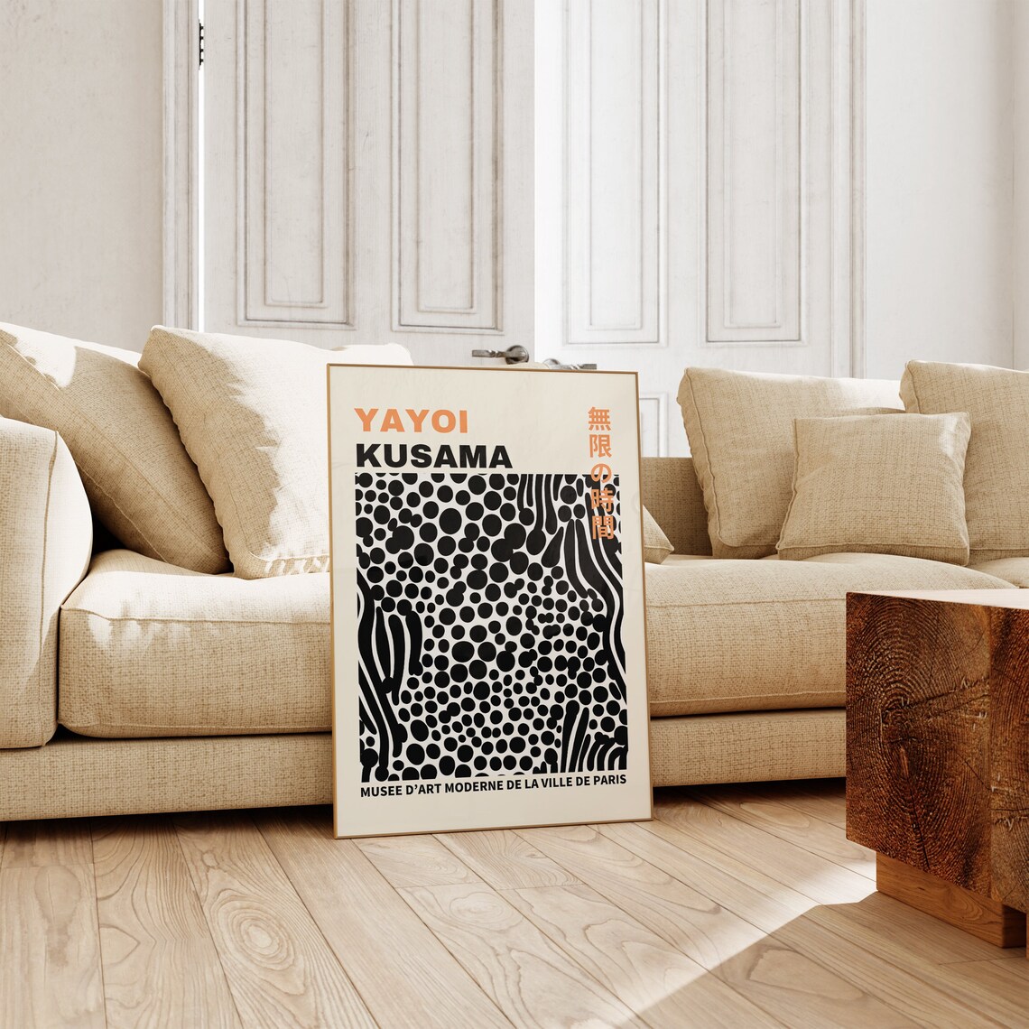 Yayoi Kusama Abstract Japanese Wall Art Poster