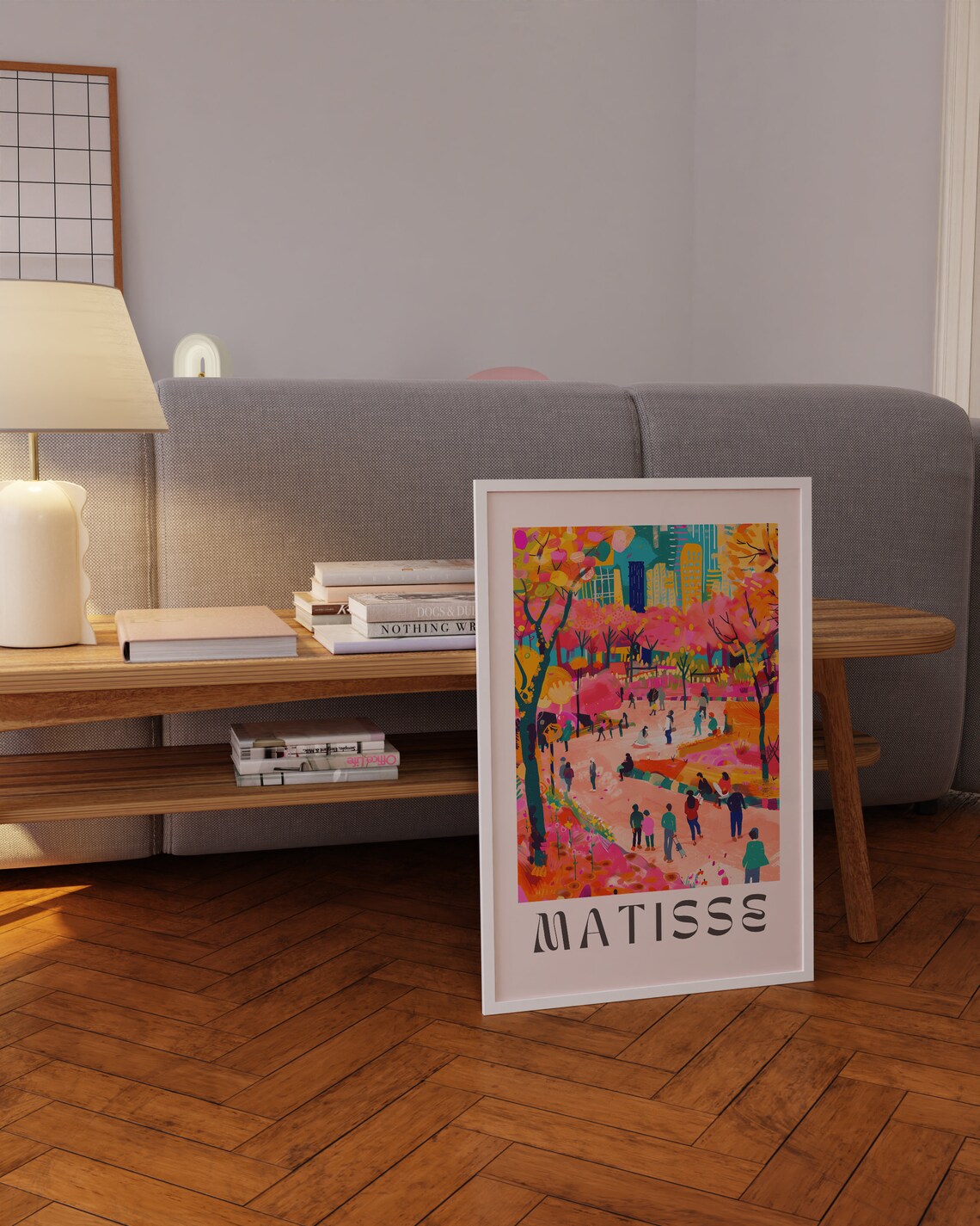 Henri Matisse Park Scene Colorful Trees Fauvism Style Art Poster - Image 3