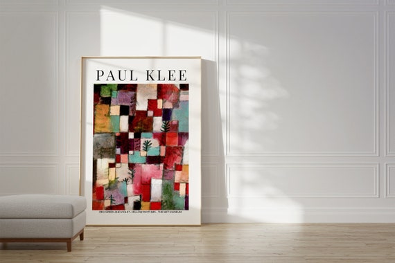 Paul Klee Poster Art Museum Exhibition Print Paul Klee Gallery Wall Art Paul Klee Print Abstract Art Exhibition Poster Art Prints