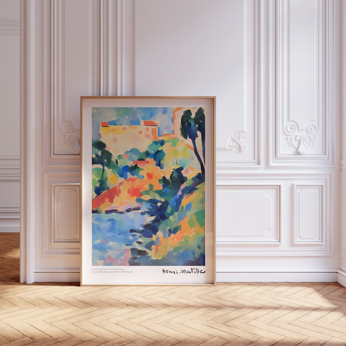 Henri Matisse Fauvist Village Hillside Colorful Landscape Art Poster - Image 3