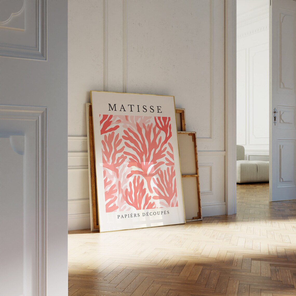 Matisse Cut Outs Poster, Minimalist Neutral Art Print